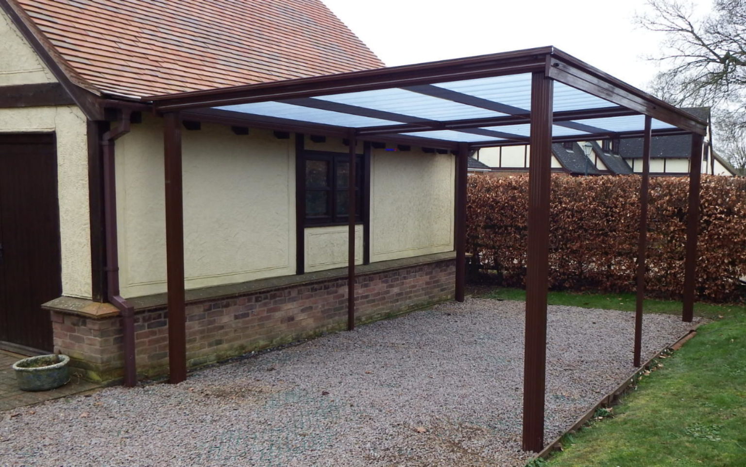 Installations - CroppeD Double Garage FreestanDing Carport With Posts 1 1536x961